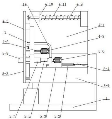 A kind of tape cut-off rewinding mechanism for tape production