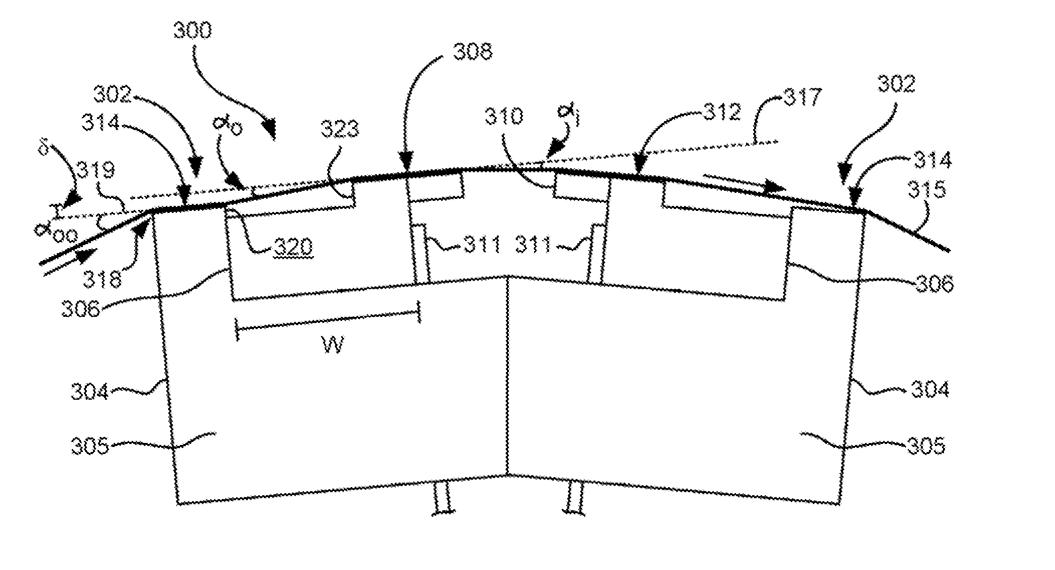 Tape head with outrigger