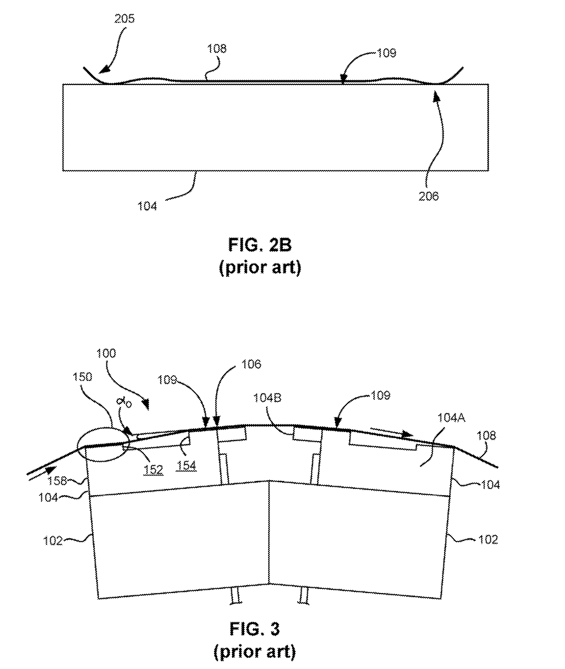 Tape head with outrigger