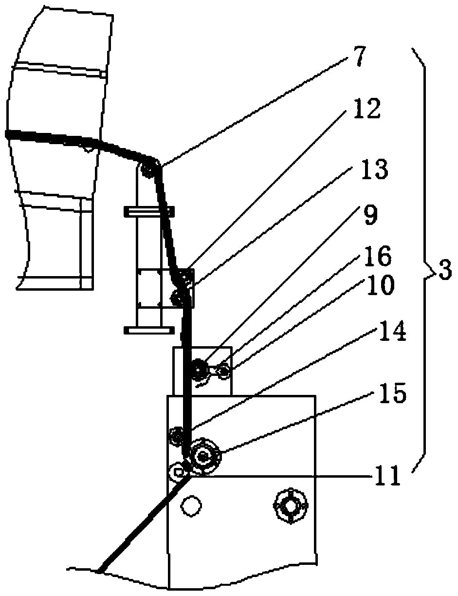 A battery separator is reversed to the smoothing roller after being coated out of the drying oven