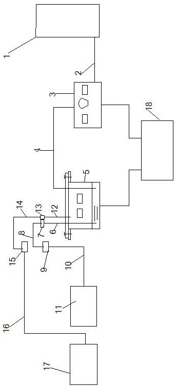 A device and method for fluidized mining of coal slime water gas-liquid in old empty area