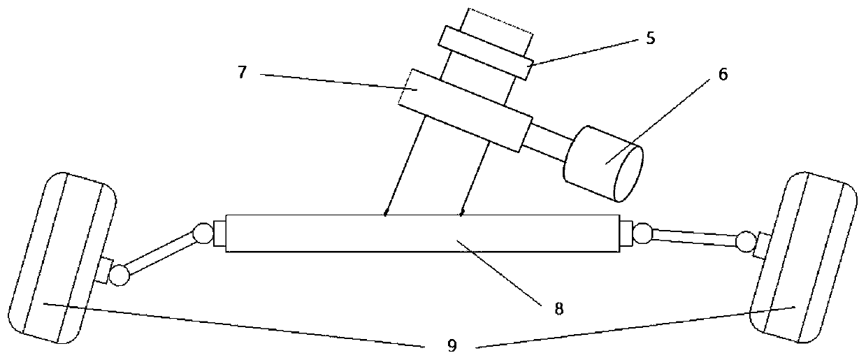 Steer-by-wire system rack force estimation method based on expansion disturbance observer