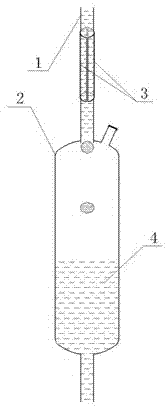 Capacitor-type drip liquid level monitoring and alarm device