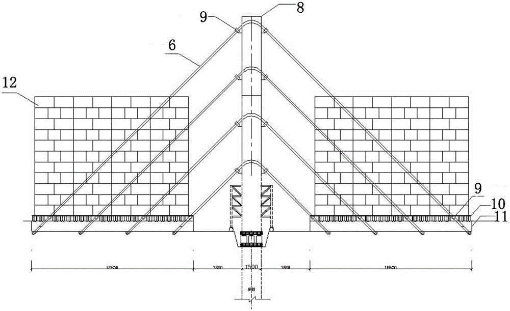 Counter-force device for super tonnage blasting platform