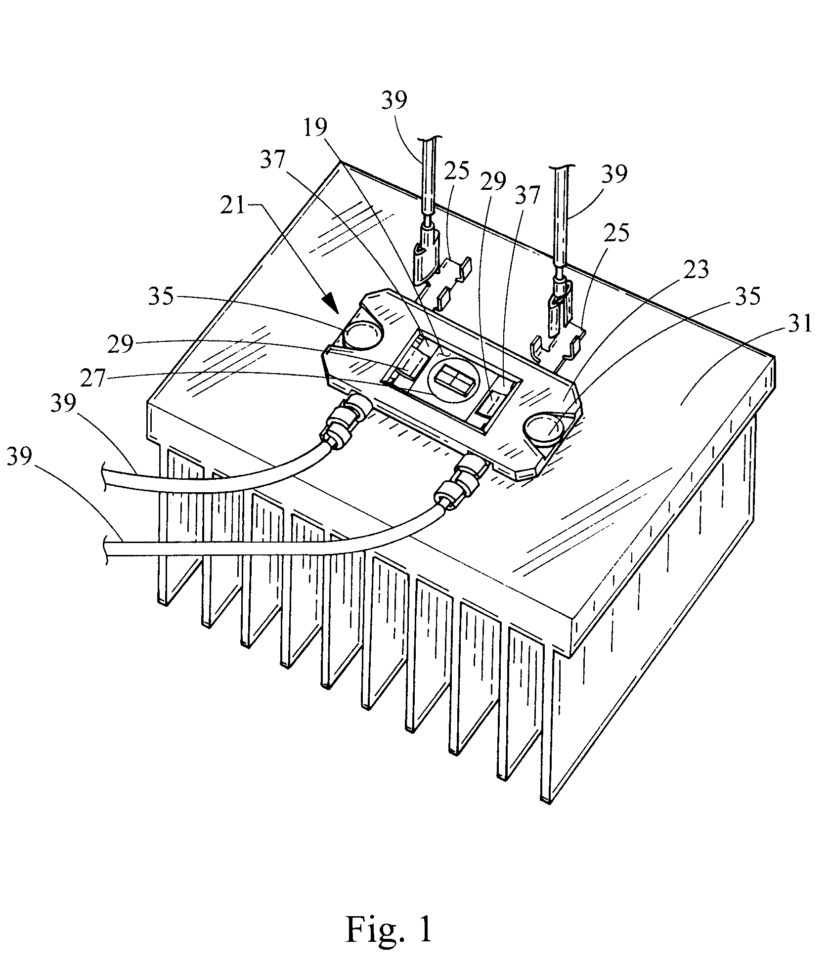 LED interconnect spring clip assembly