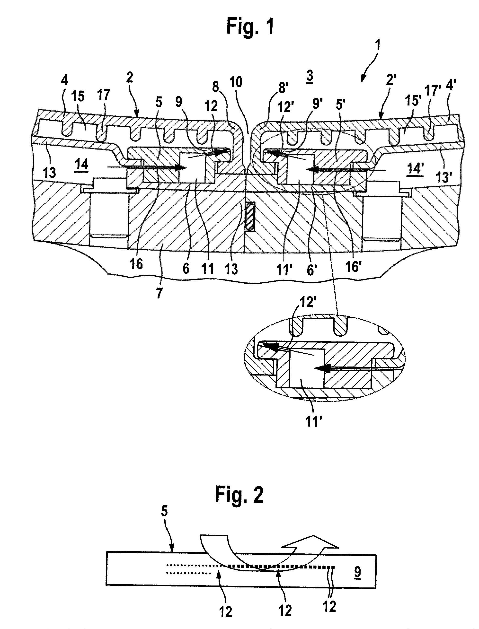 Combustion chamber of a combustion system