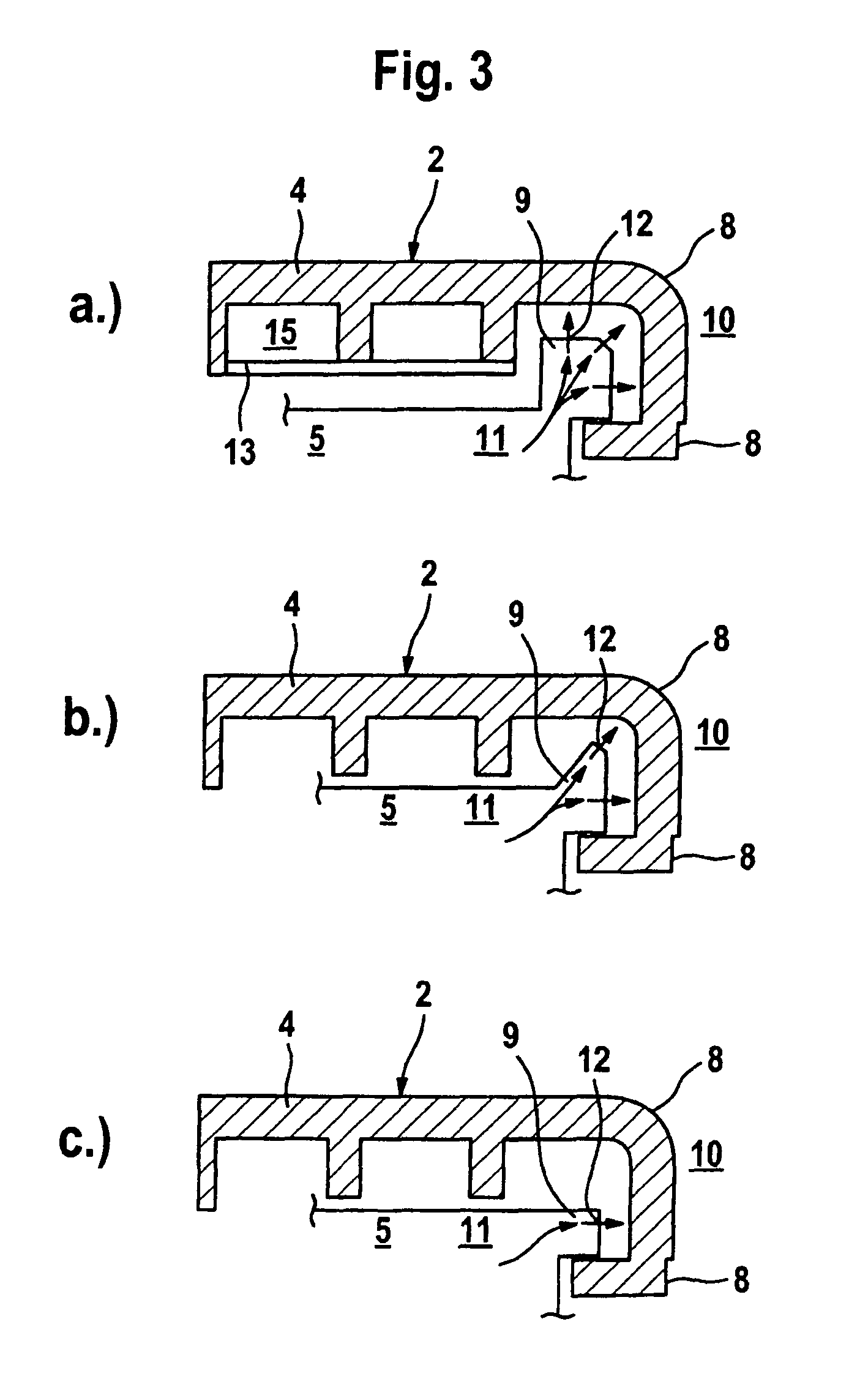 Combustion chamber of a combustion system