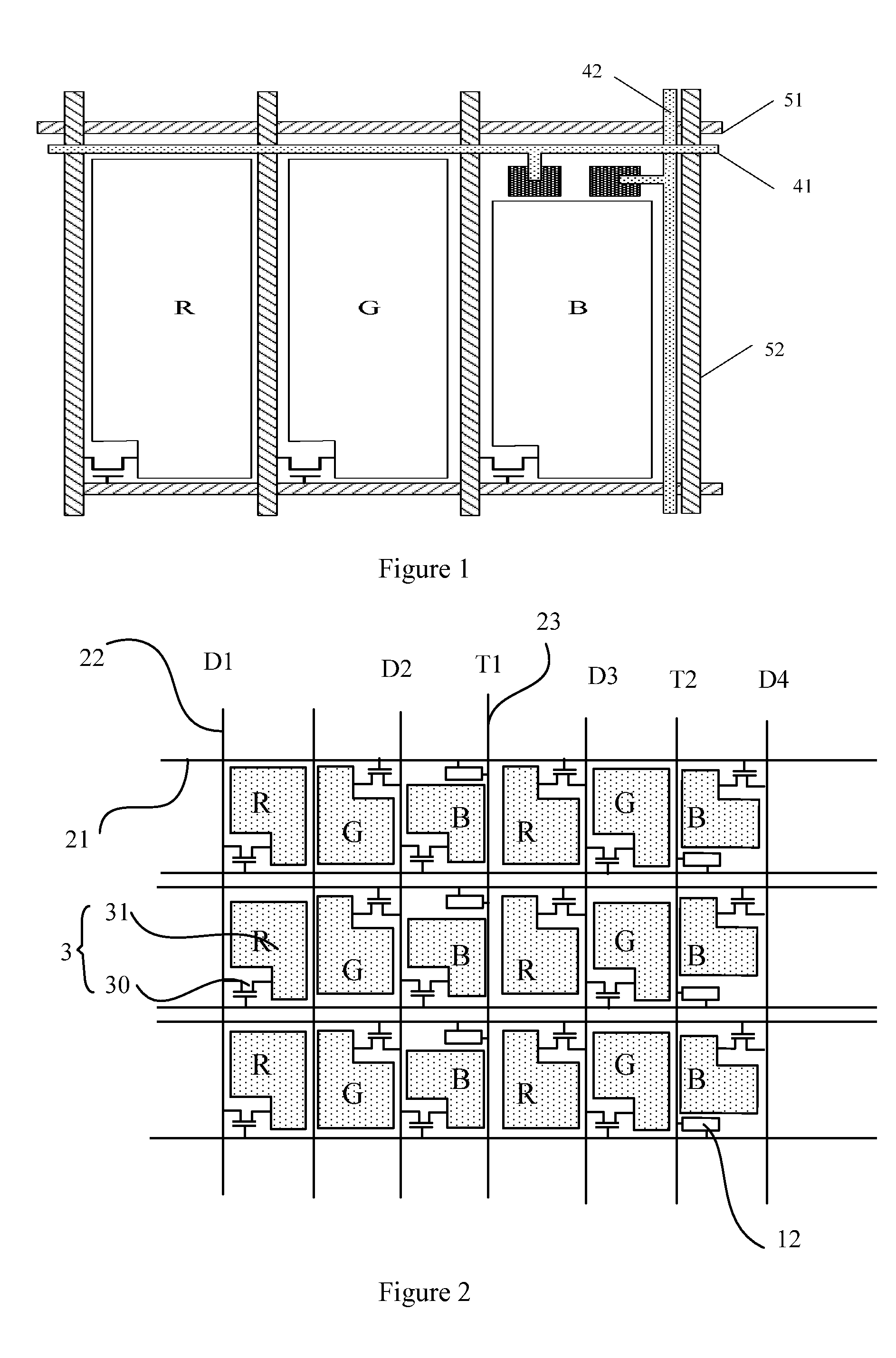 Liquid Crystal Display Touch Screen Array Substrate and the Corresponding Liquid Crystal Display Touch Screen