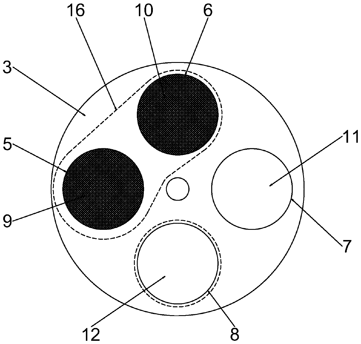 Wet garbage treatment device and household integrated multi-functional garbage sorting device