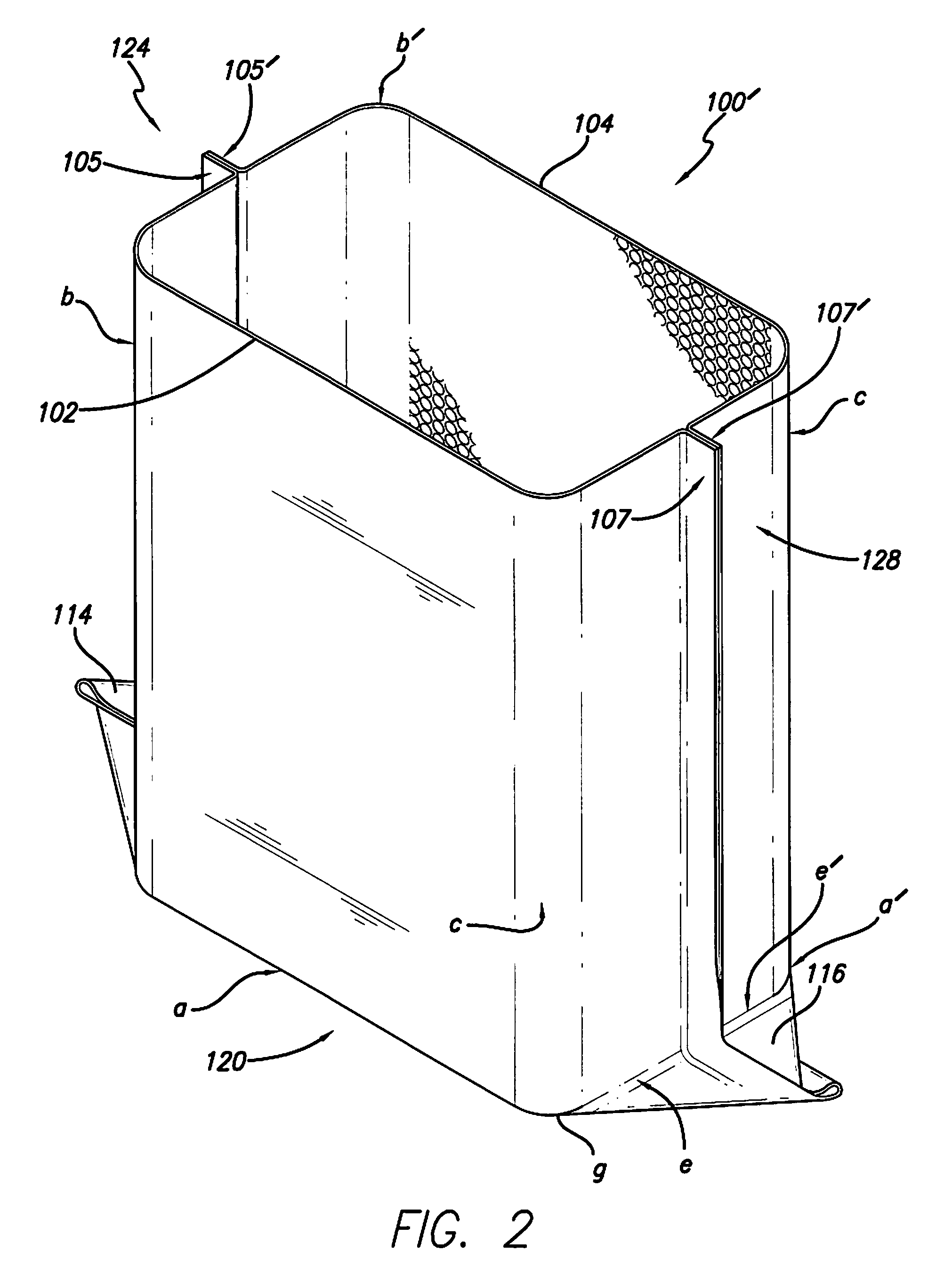 Collapsible cushion bag