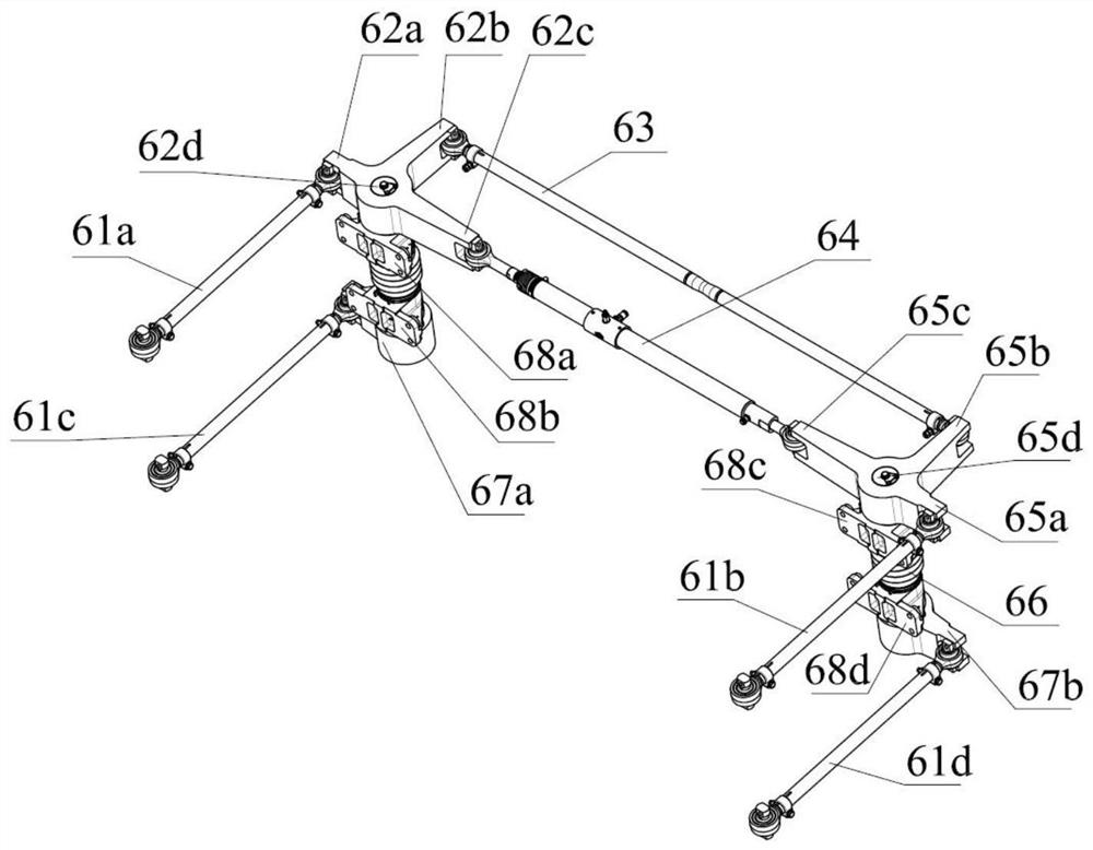 Straddle type monorail traction mechanism with auxiliary steering device and its bogie