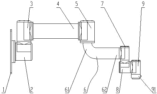 Universal multi-joint all-purpose robot