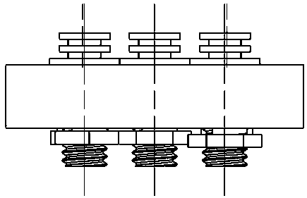 Wire guiding device for electric spark linear cutting machine tool