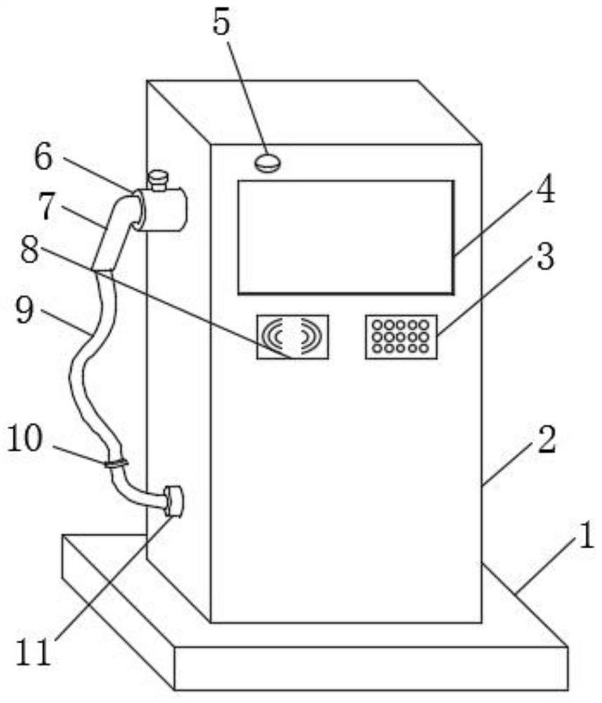 Charging head anti-dragging structure for charging pile