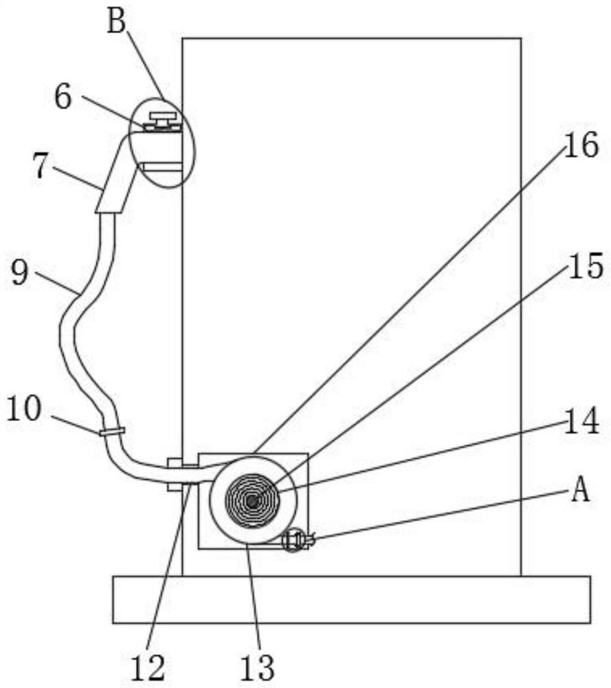 Charging head anti-dragging structure for charging pile