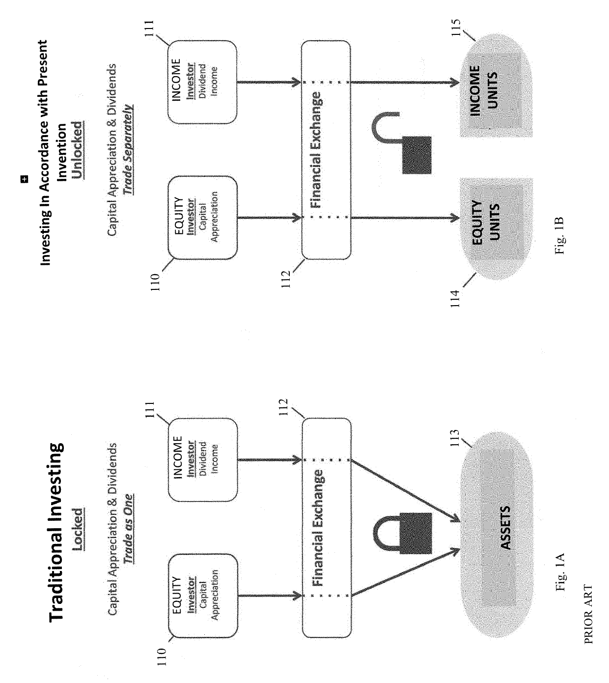 Separately traded registered discount income and equity securities and systems and methods for trading thereof