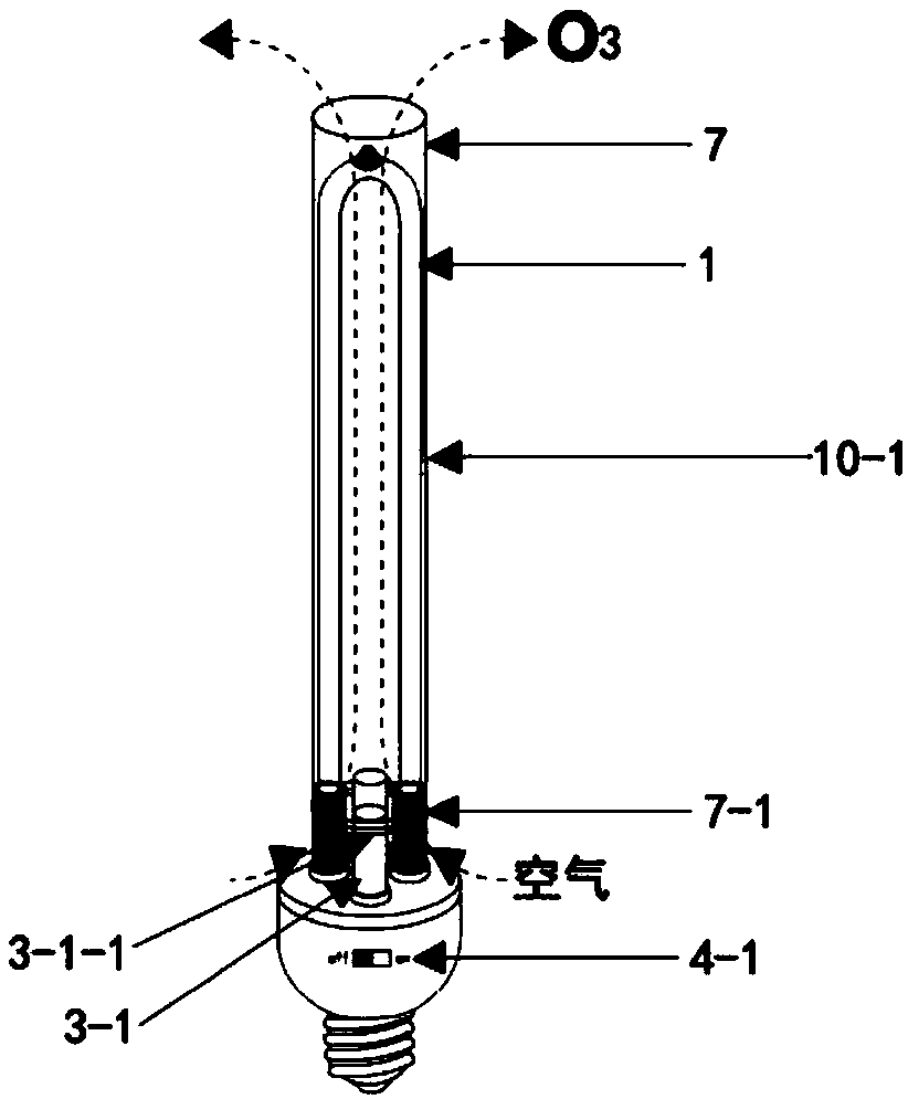 Ultraviolet ozone generator and driving device thereof