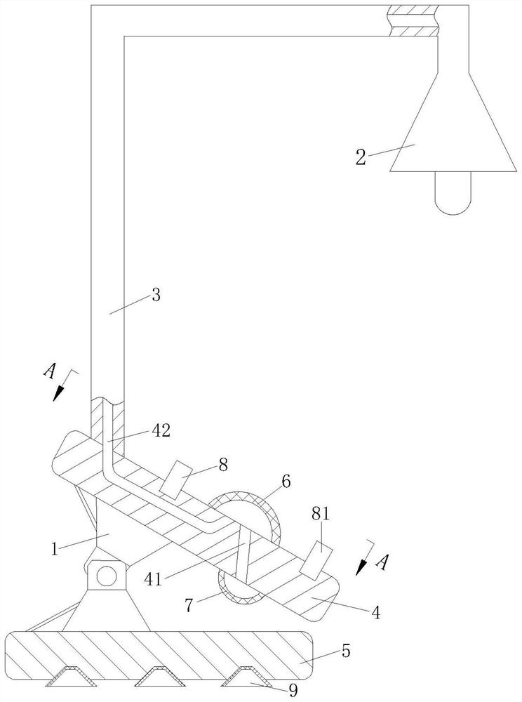 A clip-on lighting device