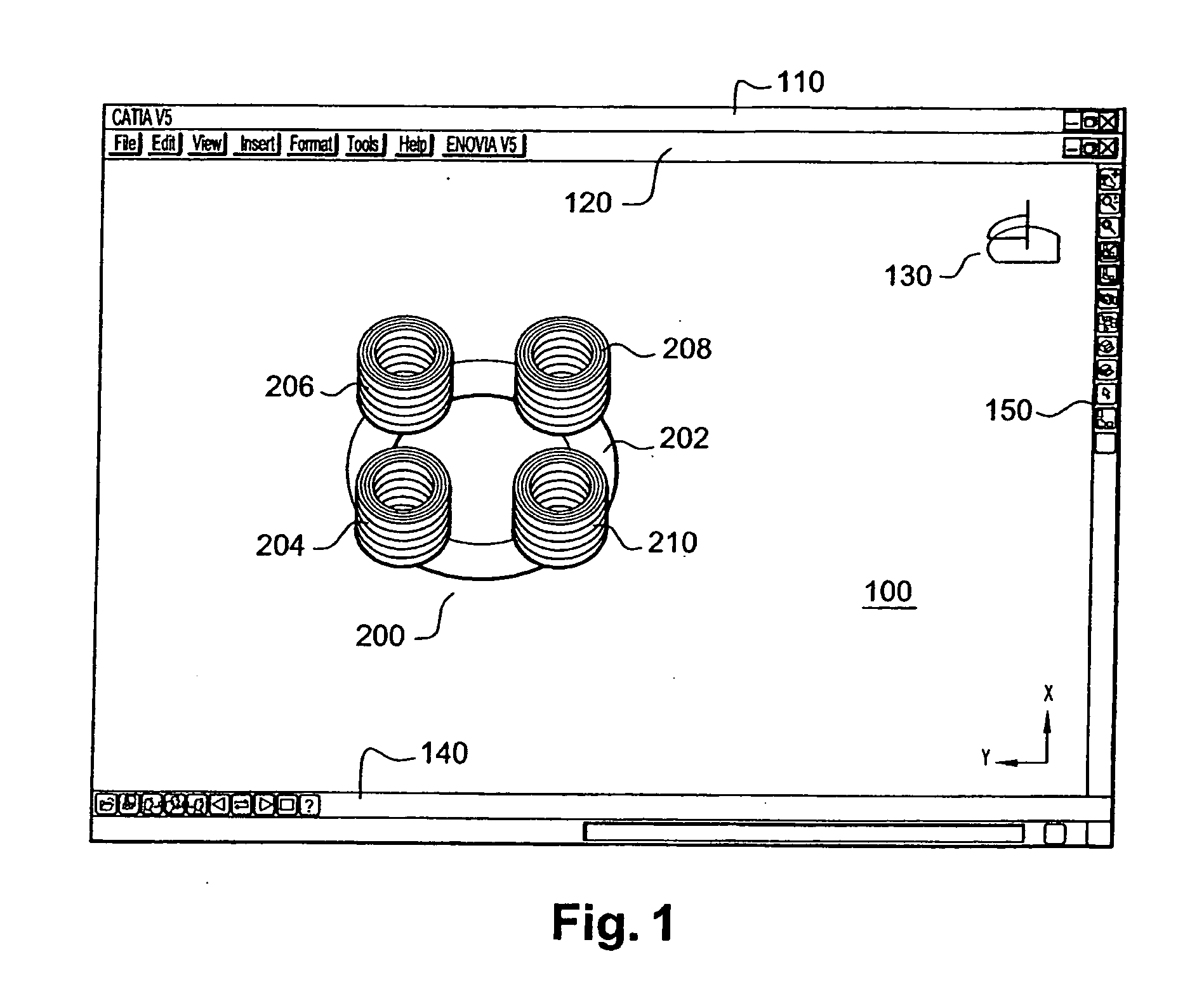 Method and system for graphically navigating among stored objects