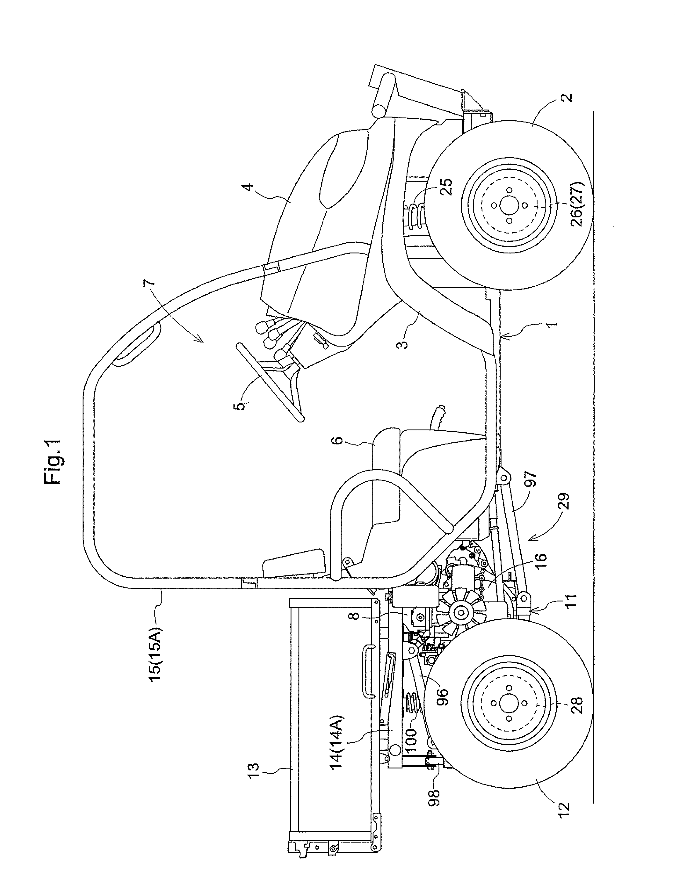 Frame Structure for Work Vehicle