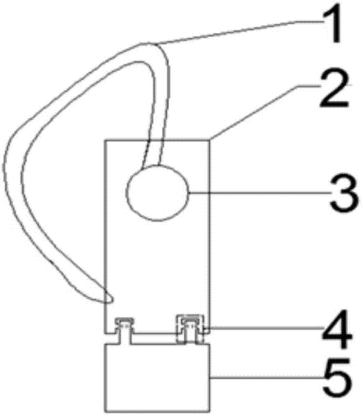 Ear clip device for detecting driver's state