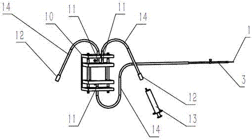 Water pressure-based micro-nano electric single-cell control system