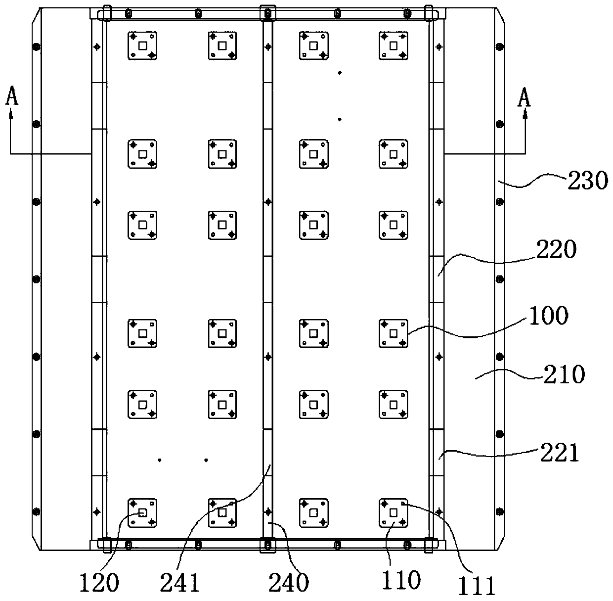 Sputtering tray and sputtering jigs