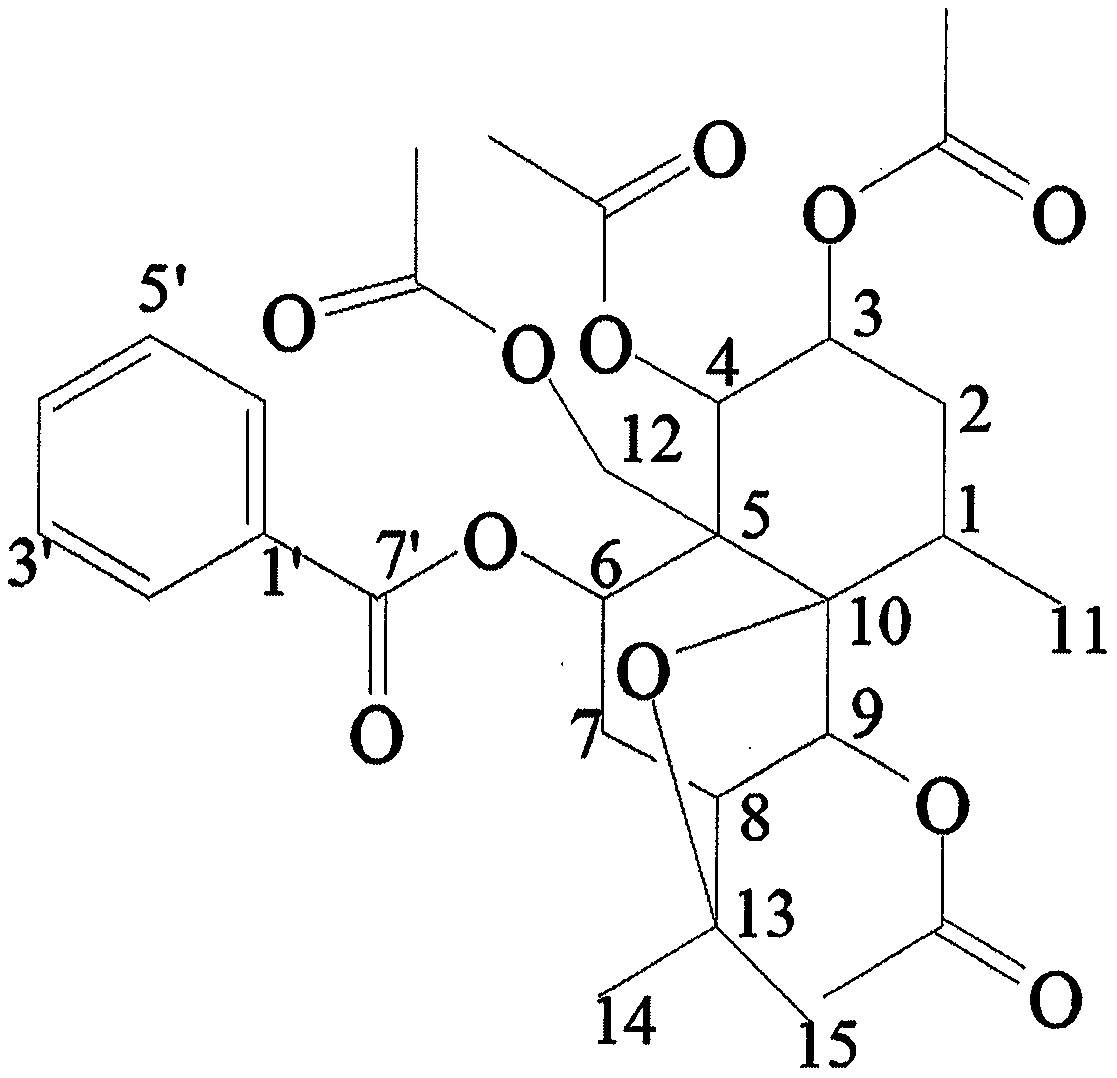 A kind of extraction method of sesquiterpene compound