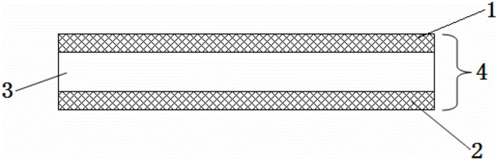 Co-extruded one-time formed backplate with three-layer structure for solar cell module