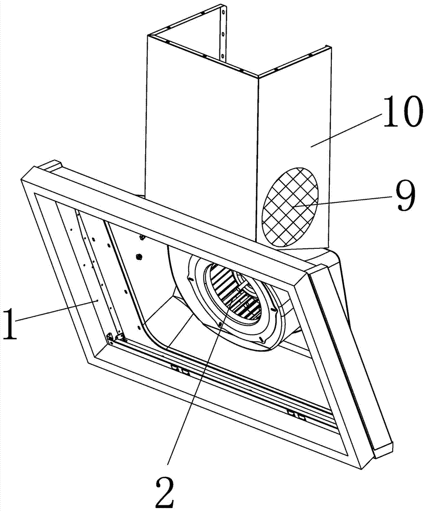 A range hood with auxiliary air intake function