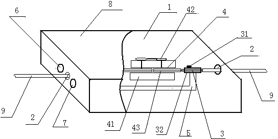 Graphene electric optical cable coupling and connecting device