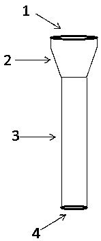 Auxiliary surgical suture line in-out device