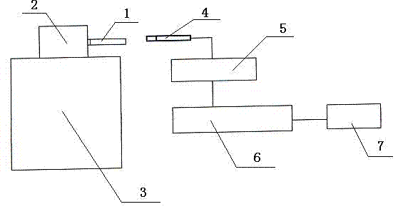 Acoustic testing method for inherent frequency of engine part