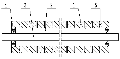 Narrow-groove long hole lost-foam casting method