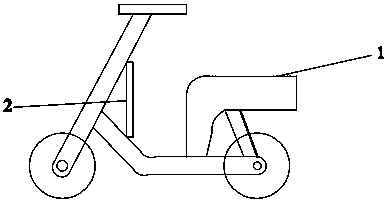 Automatic wind shielding electric vehicle with anti-collision device