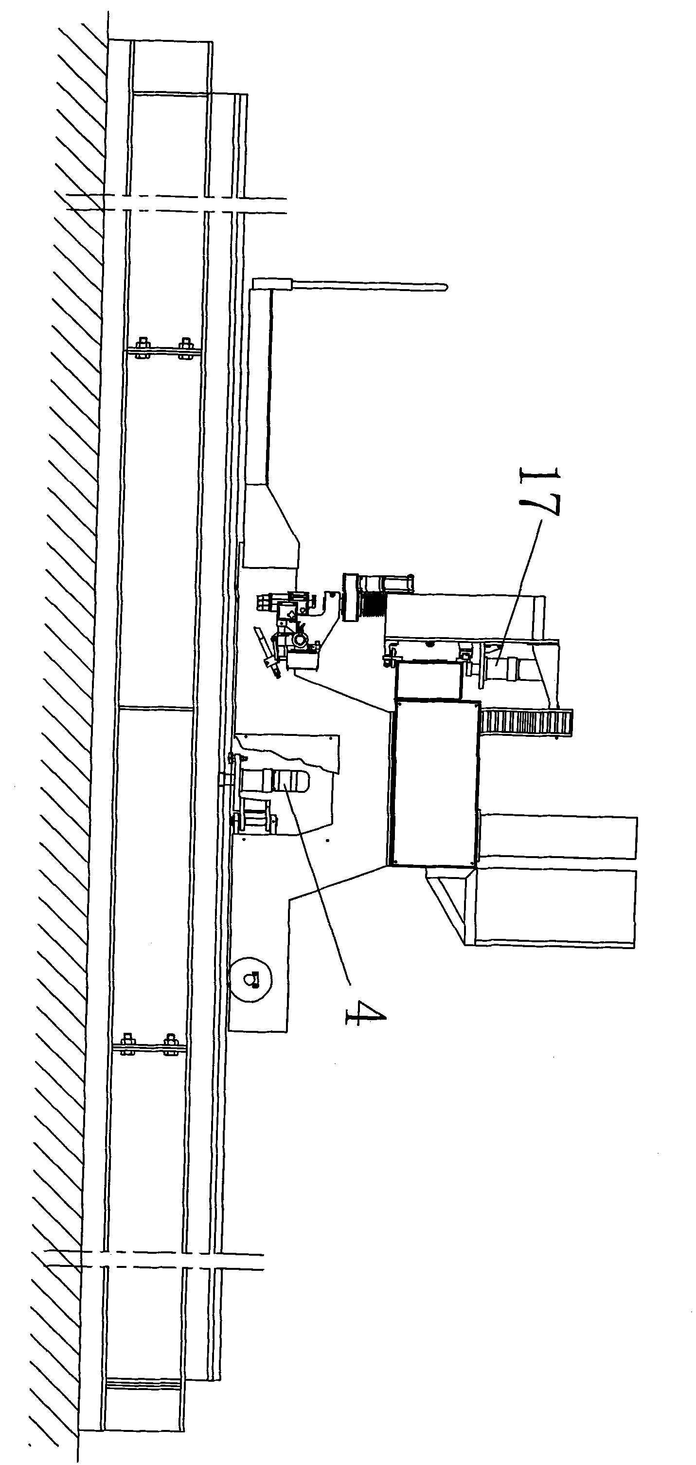 Numerical control double-curve groove cutting machine