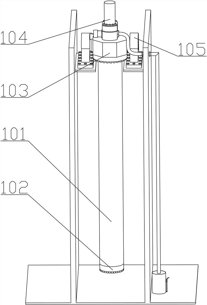 Underwater hydraulic oil cylinder anti-oil-spilling and waterproof structure and method