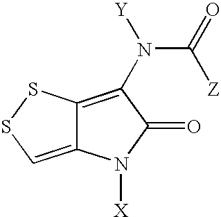 Novel dithiolopyrrolones with therapeutic activity