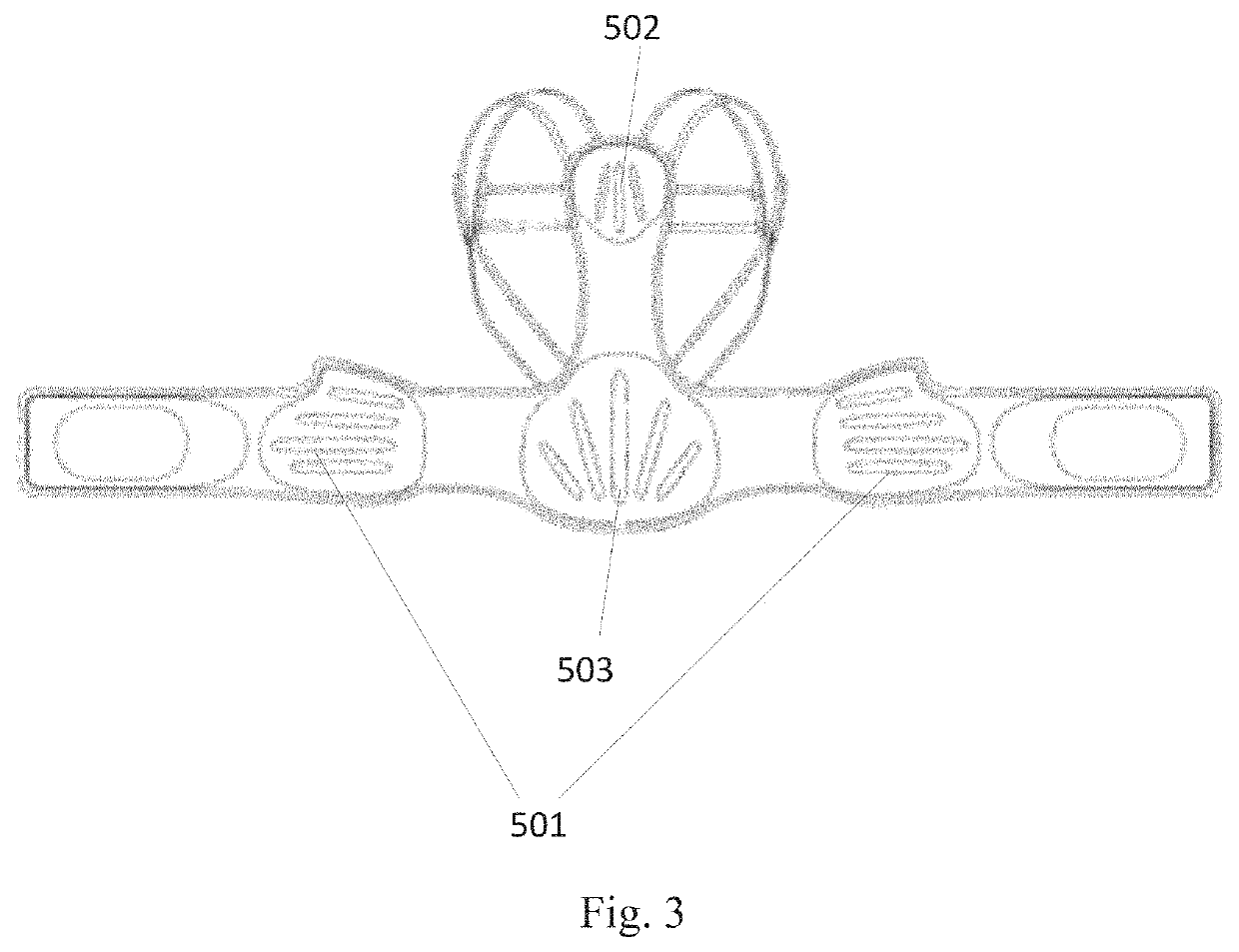 Respiratory pressure training strap and using method thereof