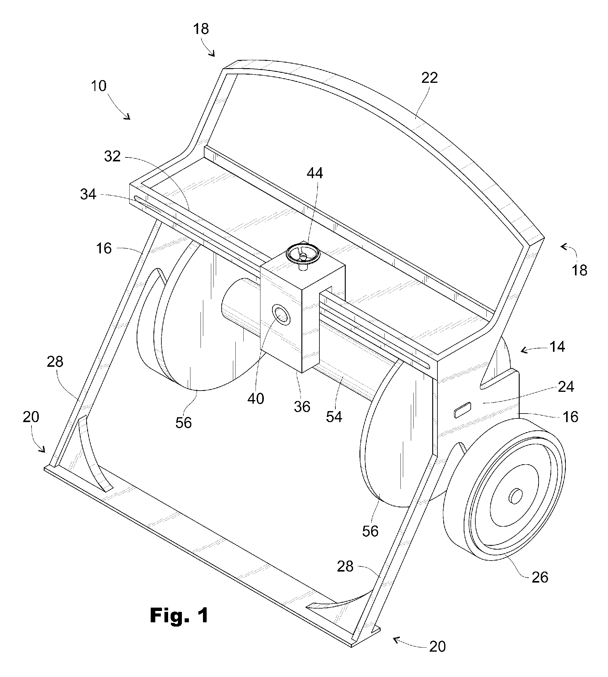 Retractable garden hose reel