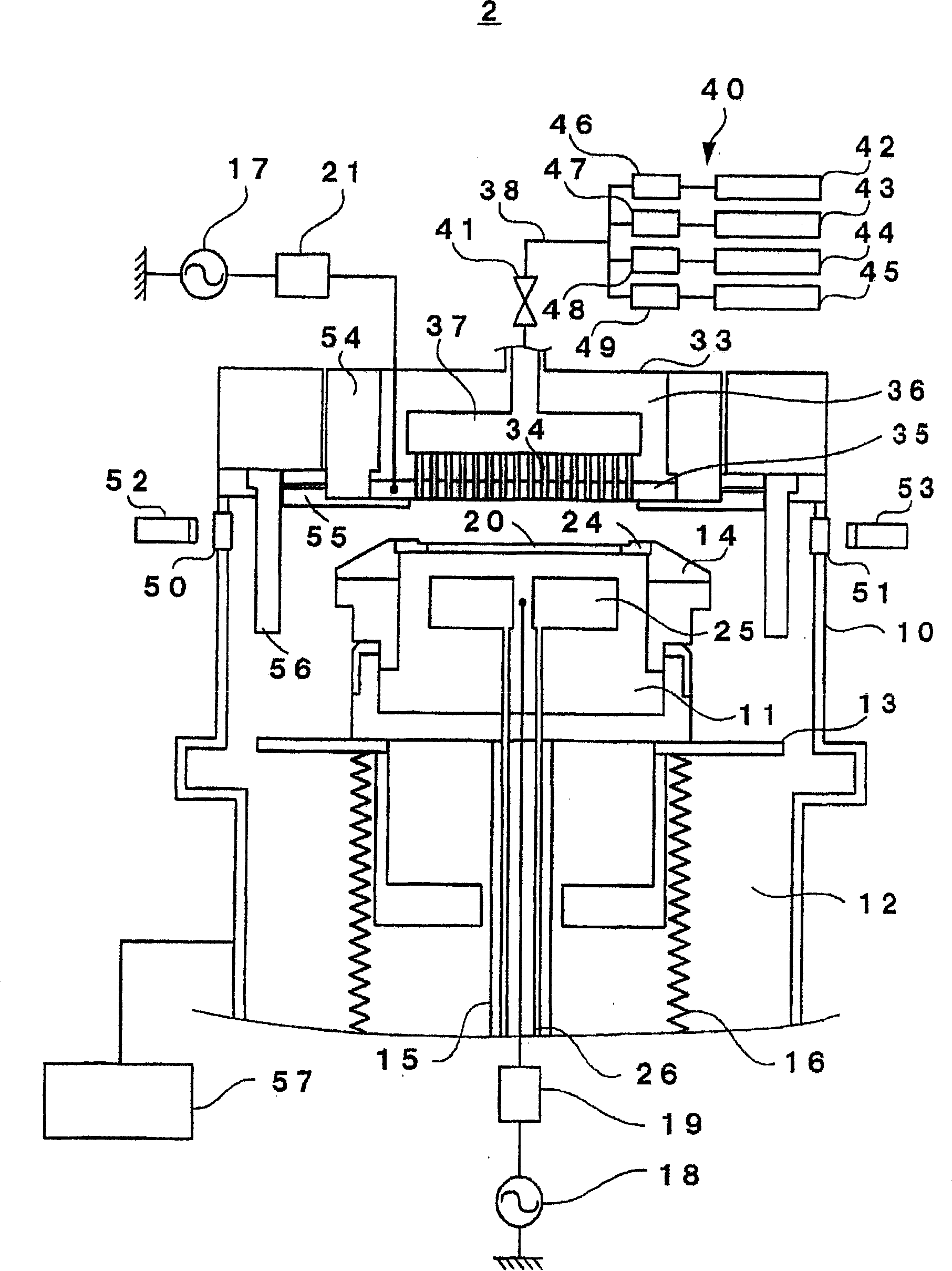 Method of resetting substrate processing apparatus, storing program and substrate processing apparatus