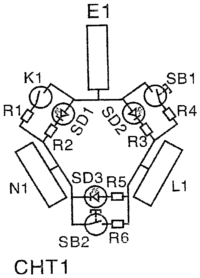 Zero-break protection and grounding universal self-test single-phase three-pole conjoined plug socket