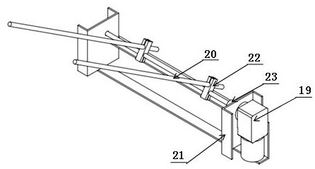 Automatic storage and taking system for printing work and use method thereof