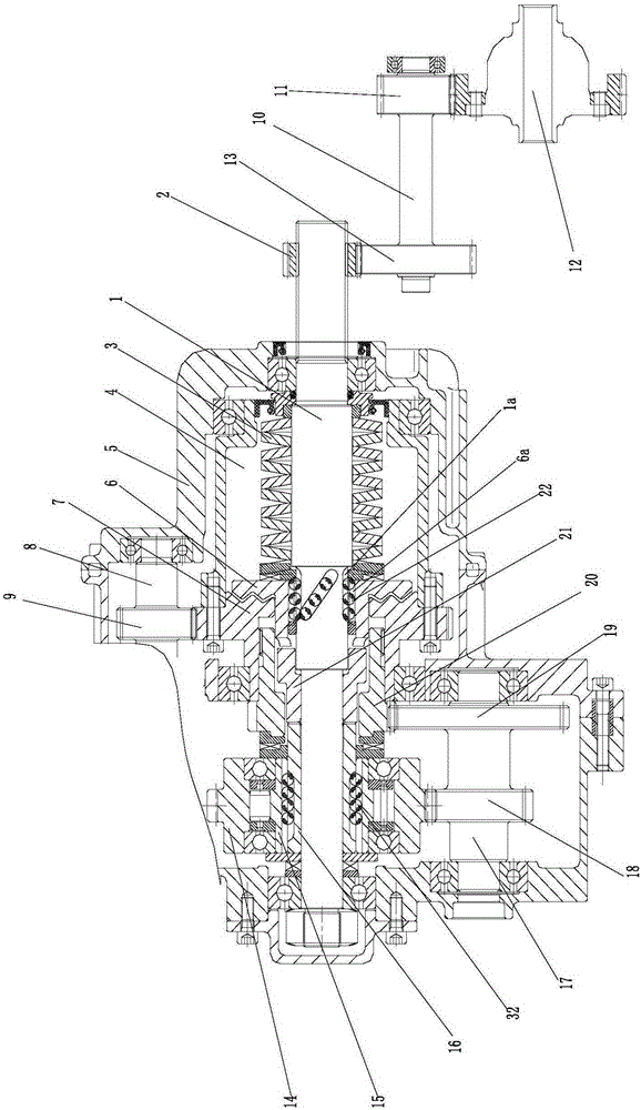 Wavy friction drive self-adaption automatic gearbox for electric cars