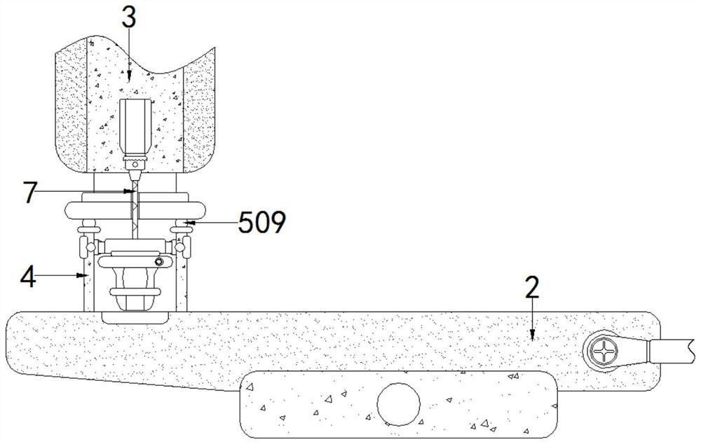 Tool setting shaft adjusting device for numerical control spark erosion drilling machine