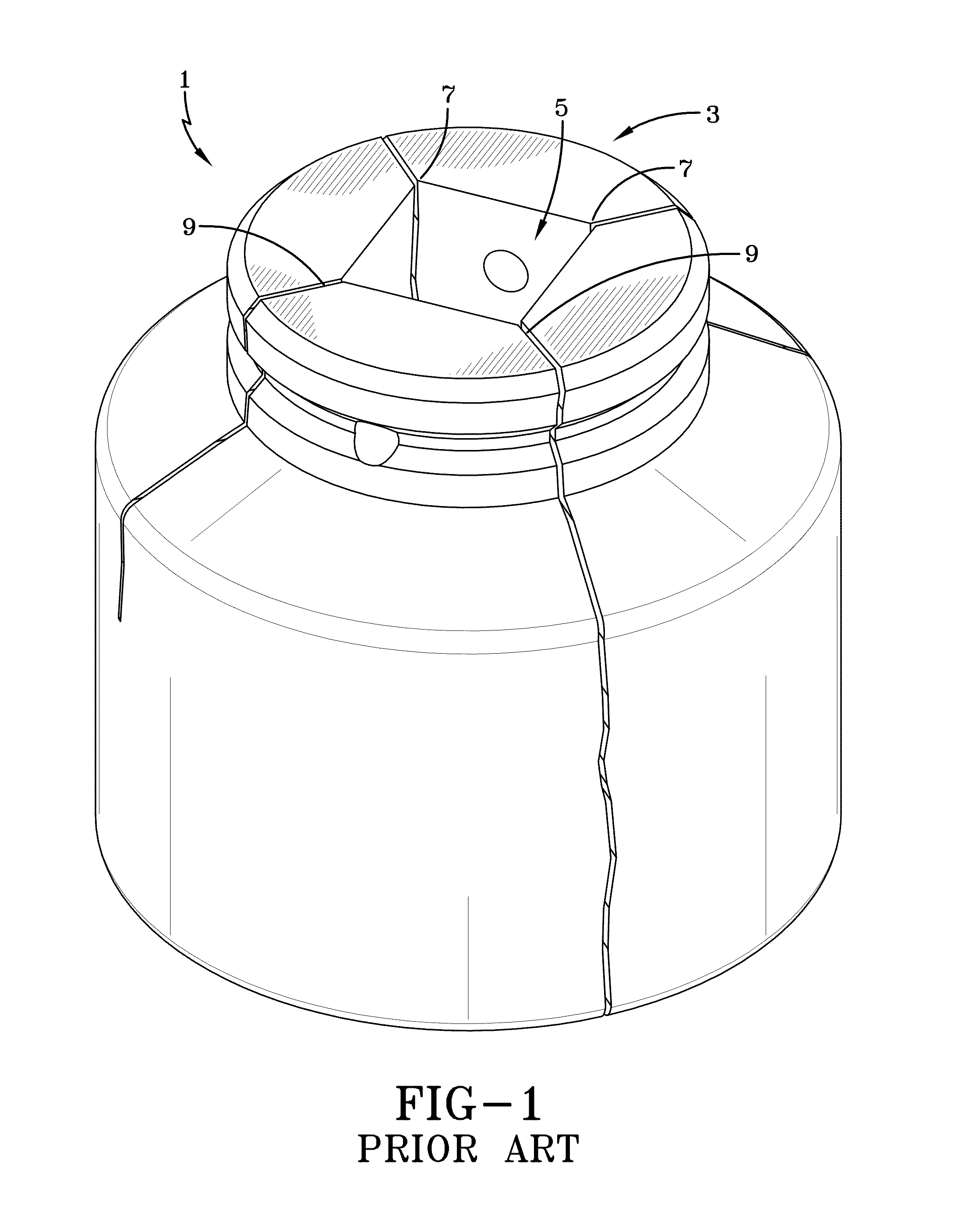 Socket with four point drive