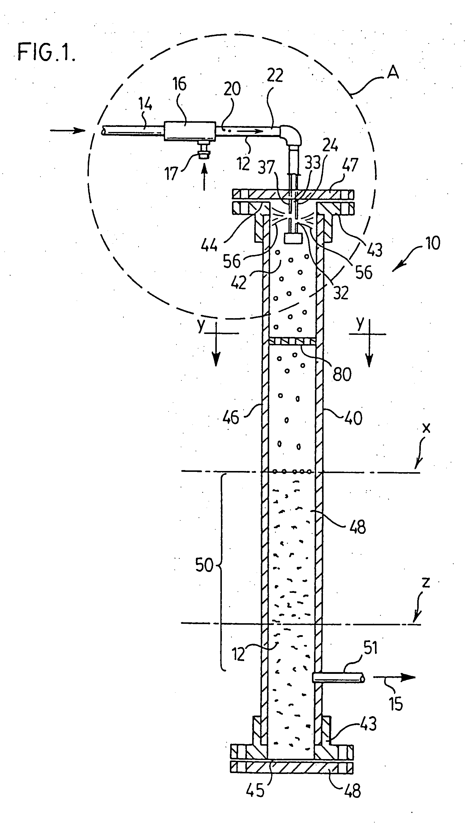 Apparatus and method for producing small gas bubbles in liquids