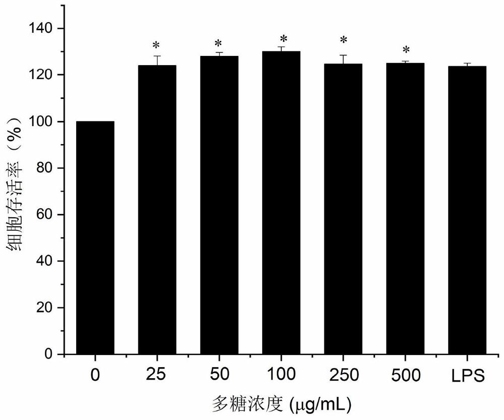 Enteromorpha polysaccharide with immunoregulatory activity and preparation method thereof