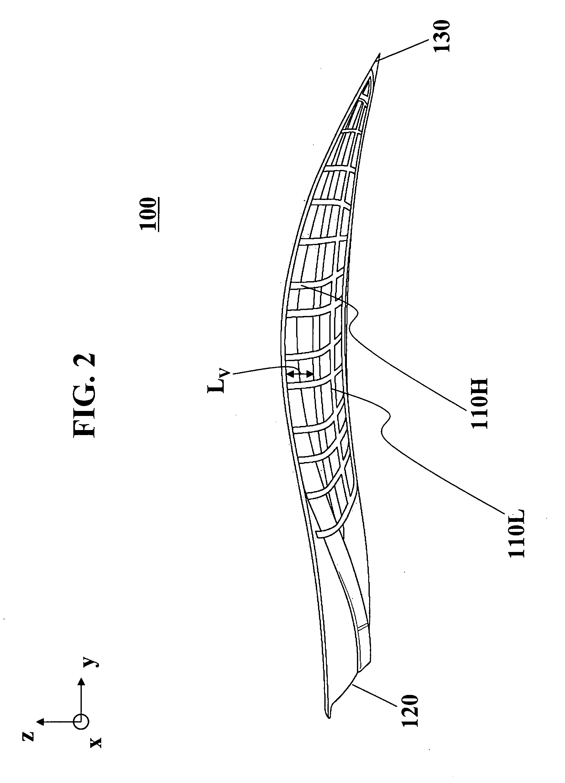 Arch support with a patterned surface