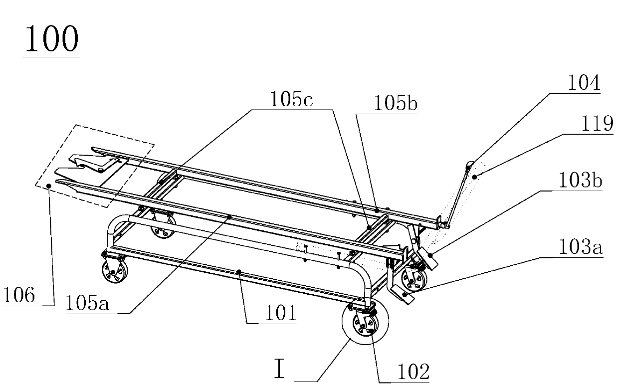 Transfer device for medical storage rack